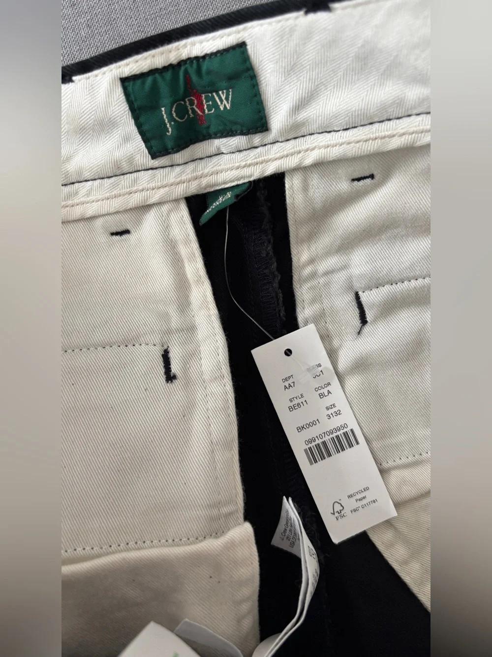 J.Crew Classic chino pant 31/32
